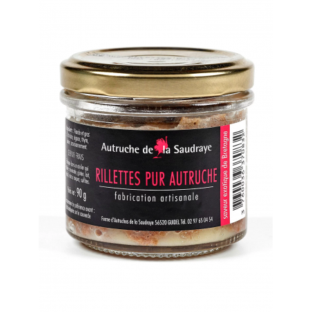 Rillette pur autruche