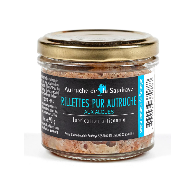 Rillette pur autruche